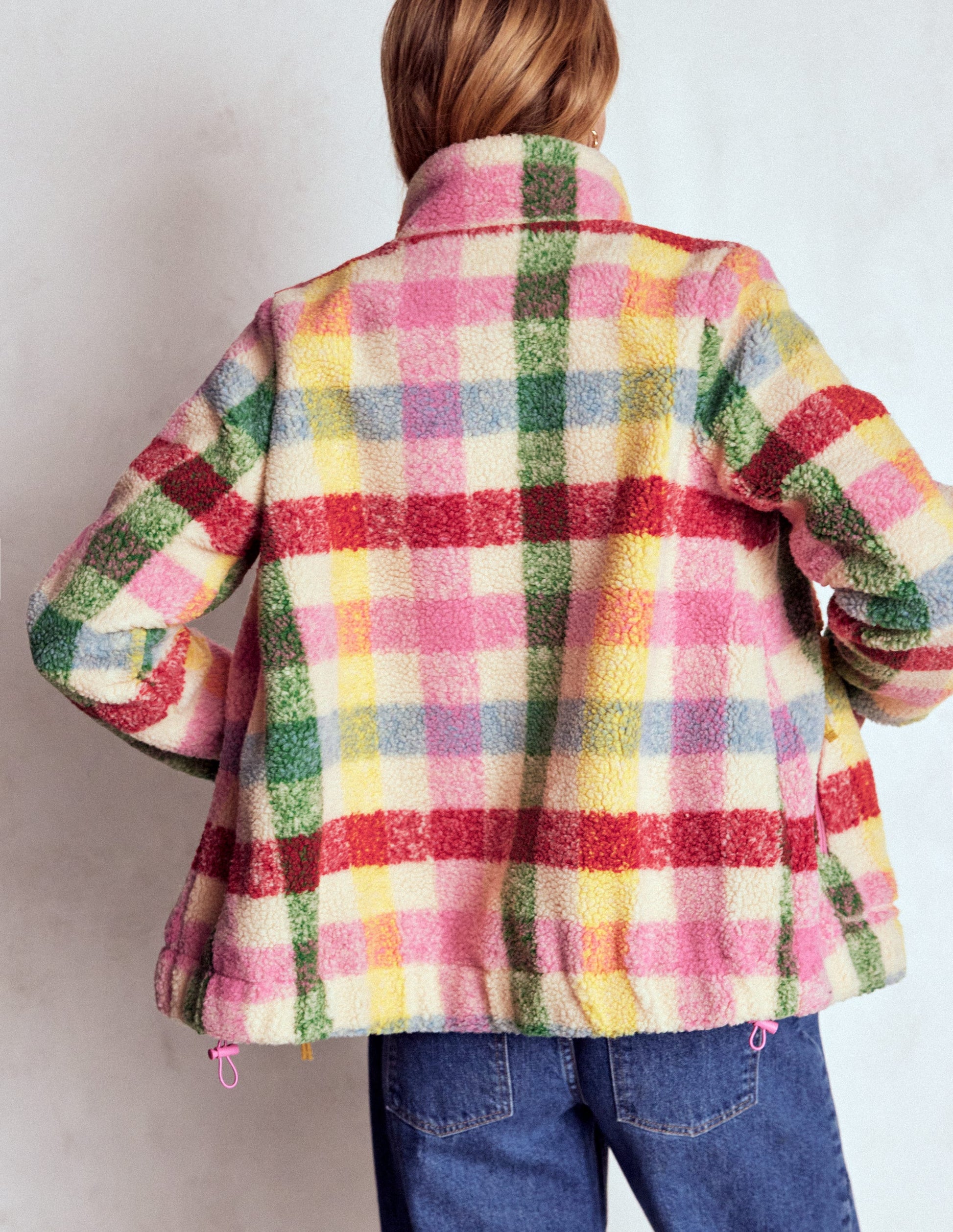 Westminster Borg Jacket-Multi, Check Boden USA