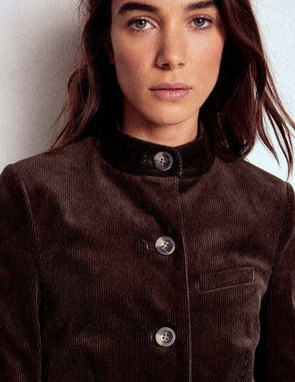 Military Cord Jacket-Espresso-2