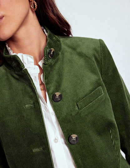 Military Cord Jacket-Fern-2