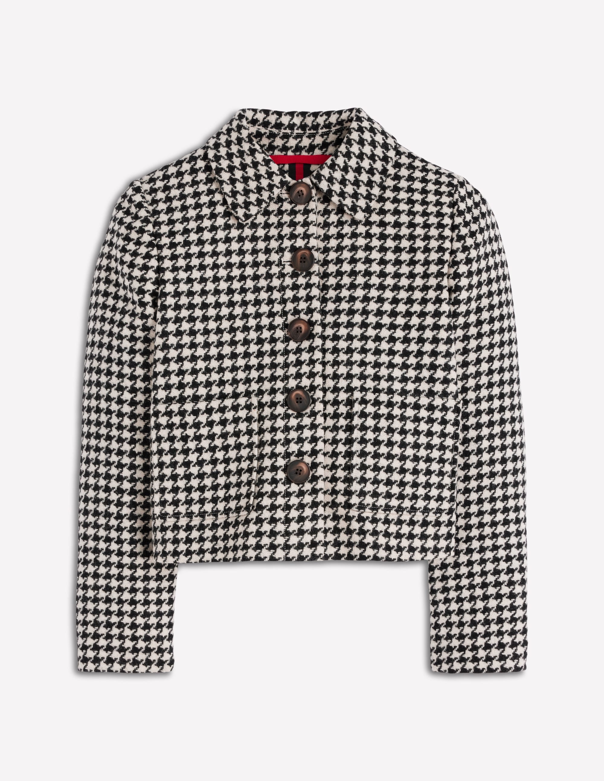 Knightsbridge Wool Jacket-Black Dogstooth - Image 6