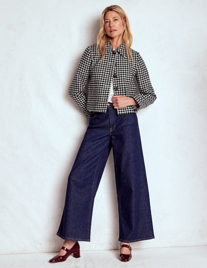 Knightsbridge Wool Jacket-Black Dogstooth-5