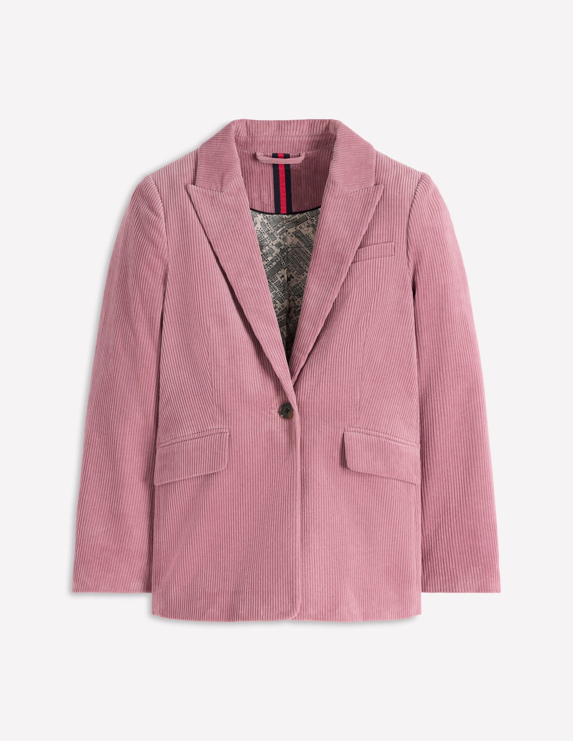 Woodbridge Cord Blazer-Blushing Rose-6