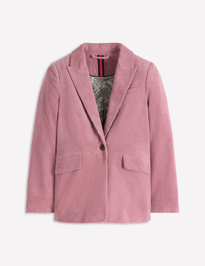 Woodbridge Cord Blazer-Blushing Rose-6