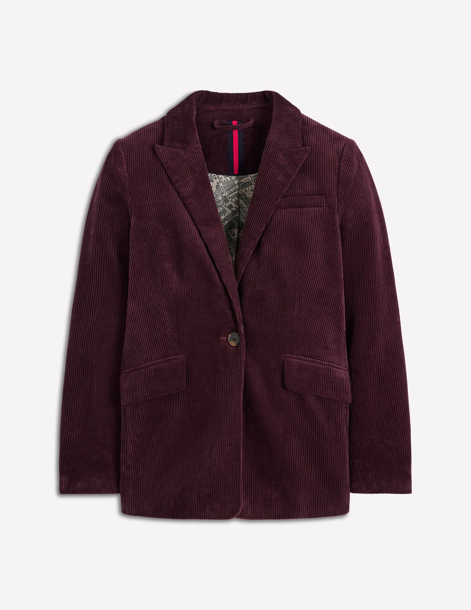 Woodbridge Cord Blazer-Deep Aubergine-6