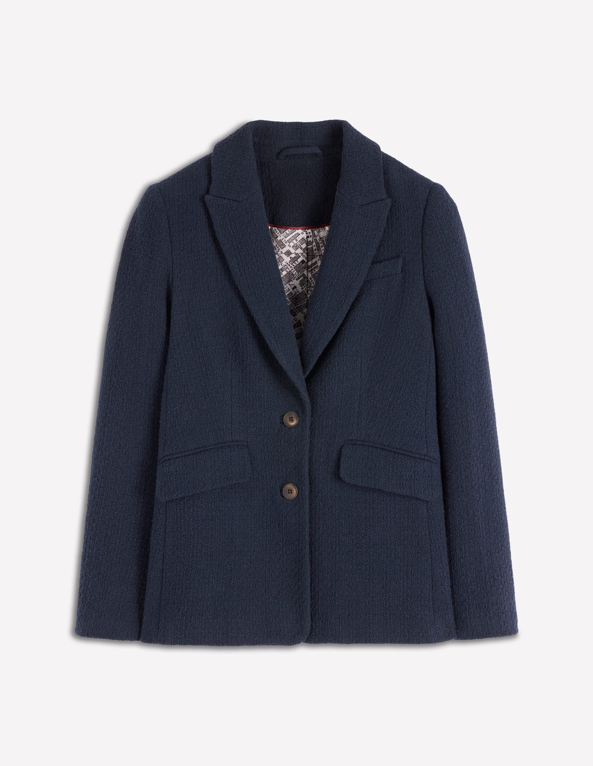 Stamford Texture Blazer-Navy Texture-5