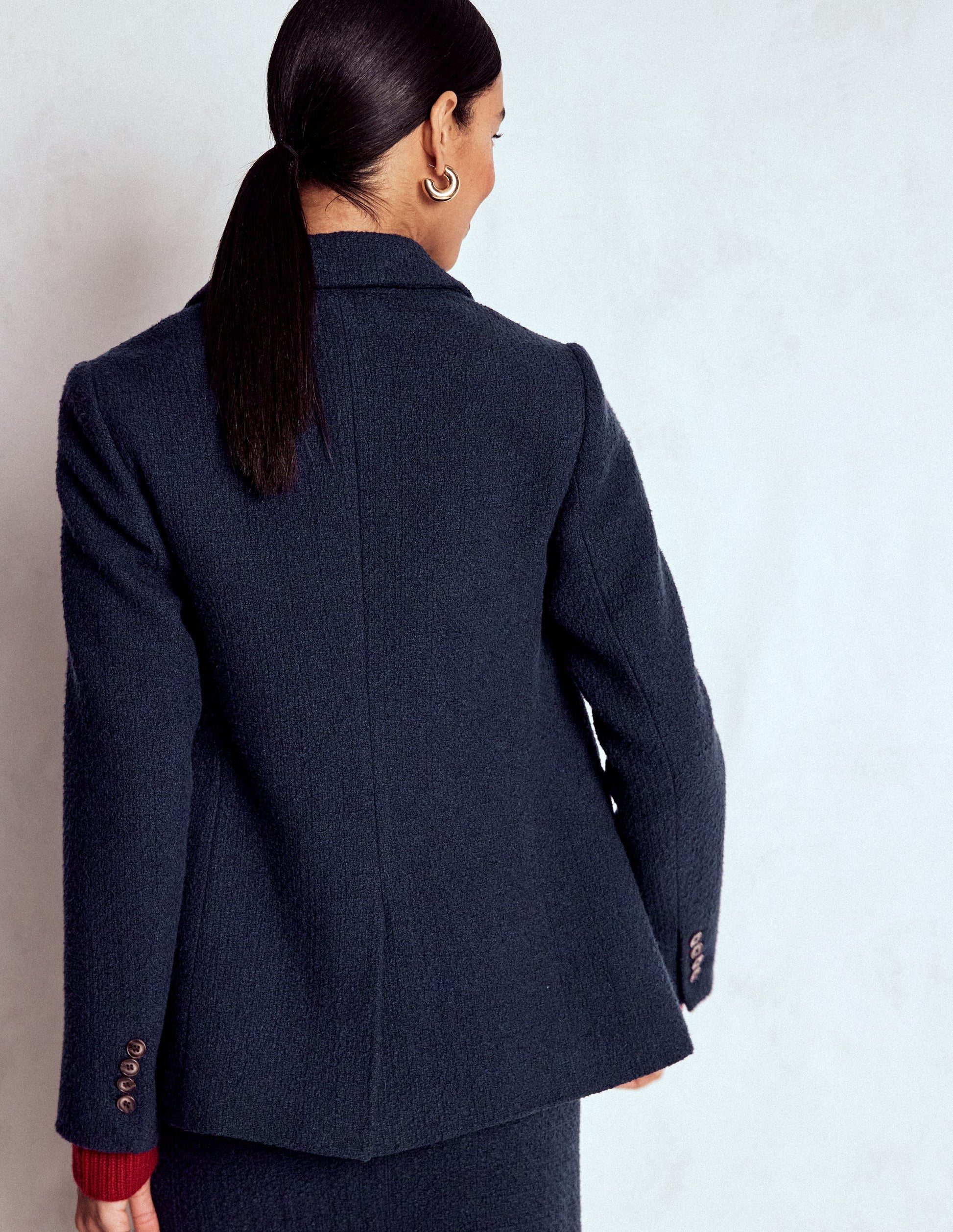 Stamford Texture Blazer-Navy Texture-3