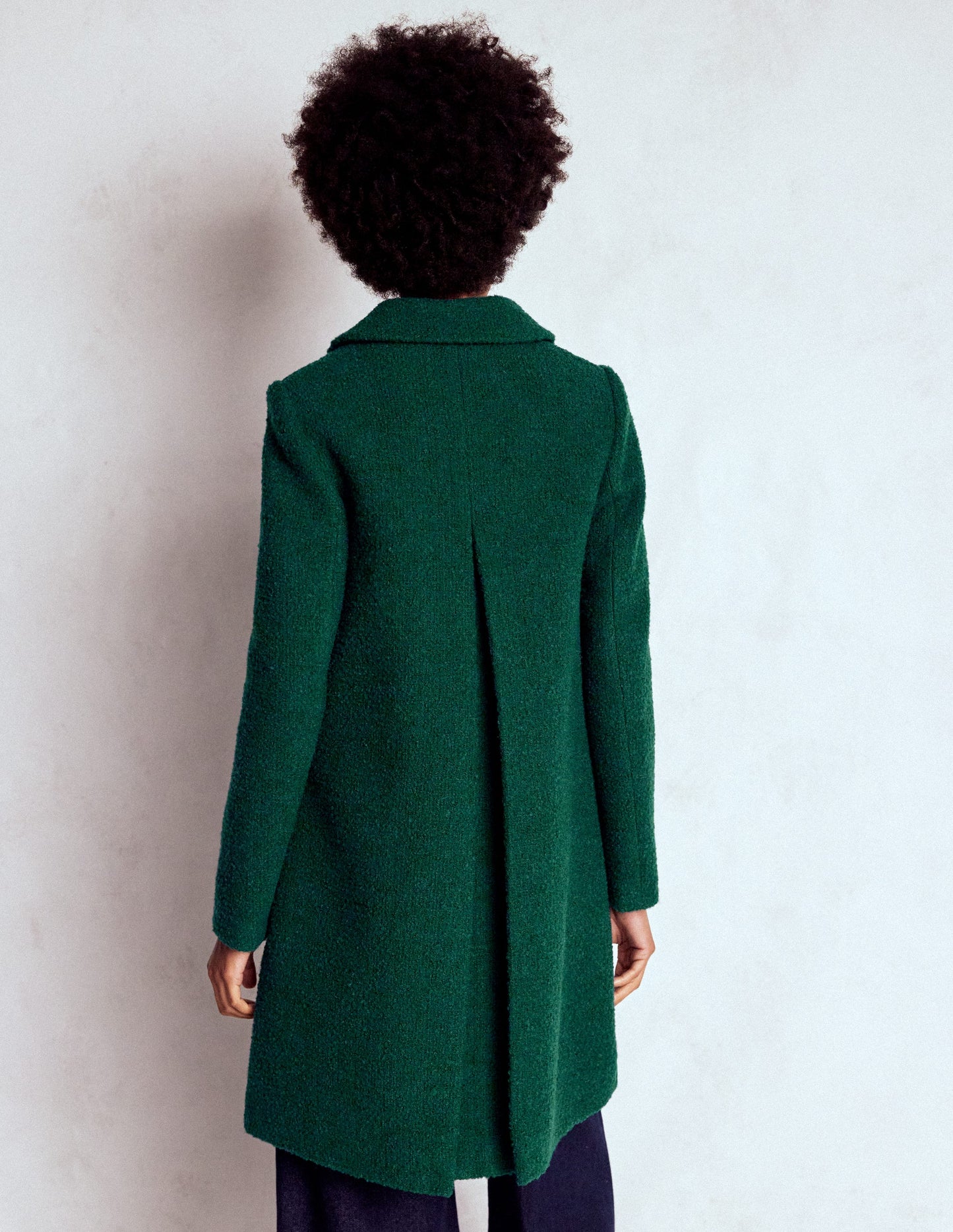 Edinburgh Wool Coat-Emerald Night