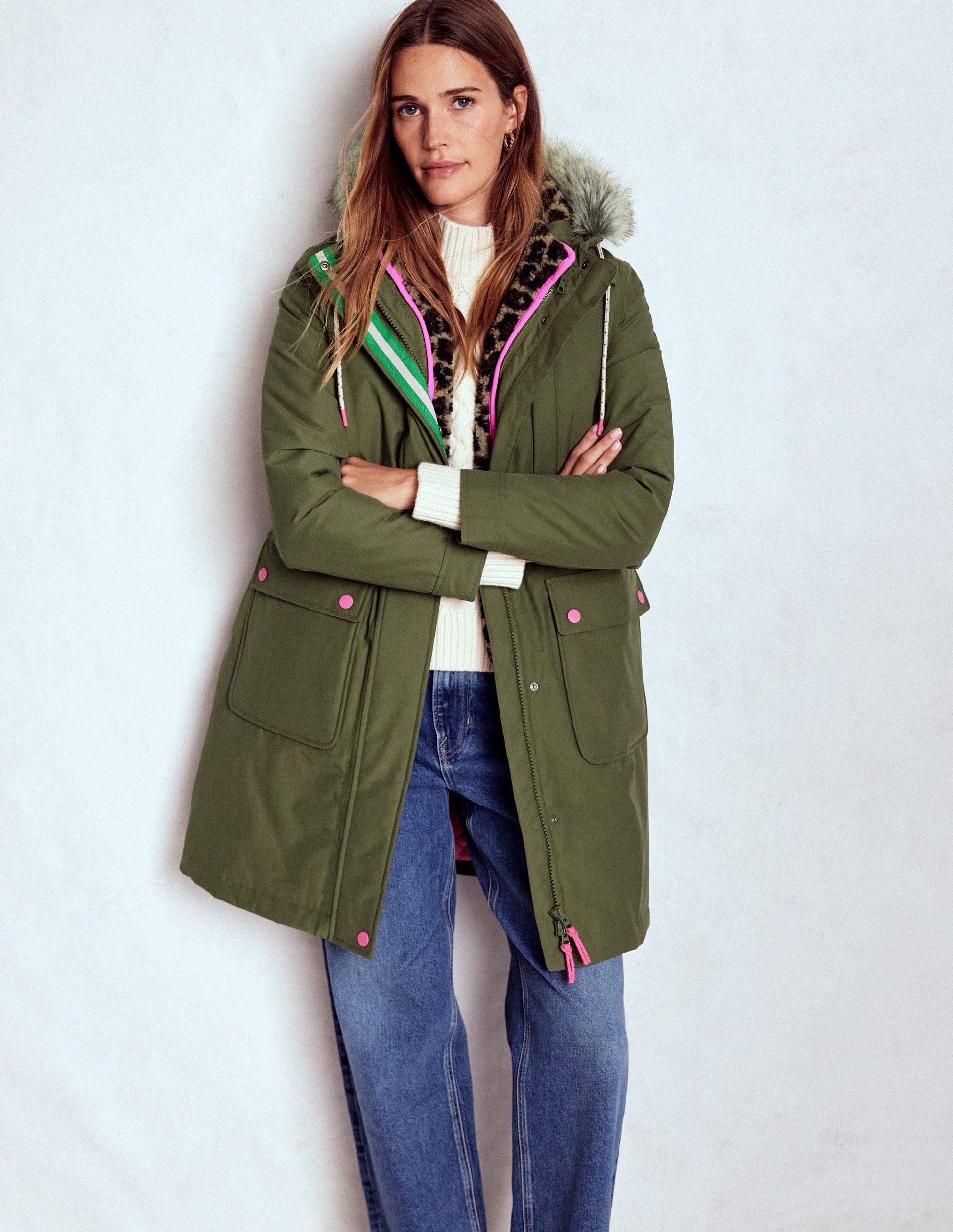 4-In-1 Hooded Parka-Woodland Green-3