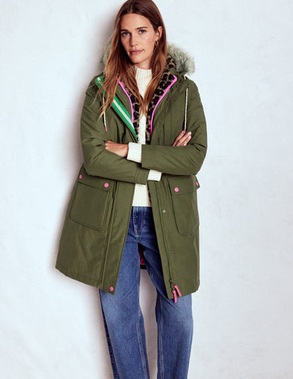 4-In-1 Hooded Parka-Woodland Green-3