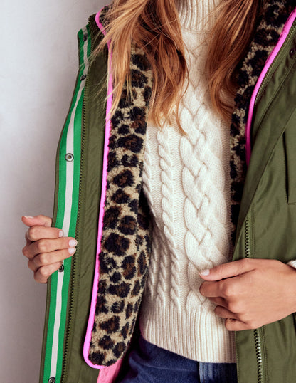 4-In-1 Hooded Parka-Woodland Green-5