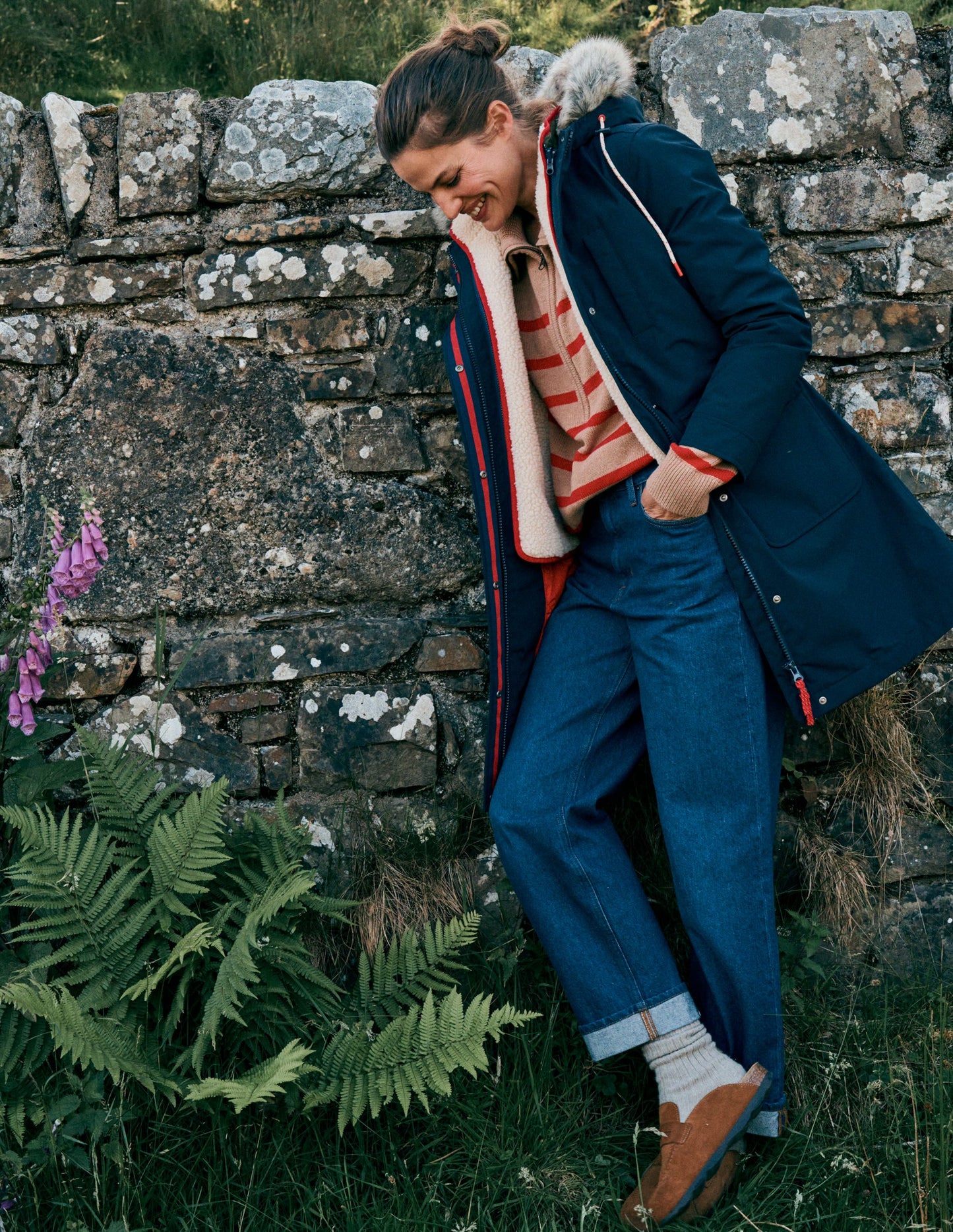 4-In-1 Hooded Parka-Navy