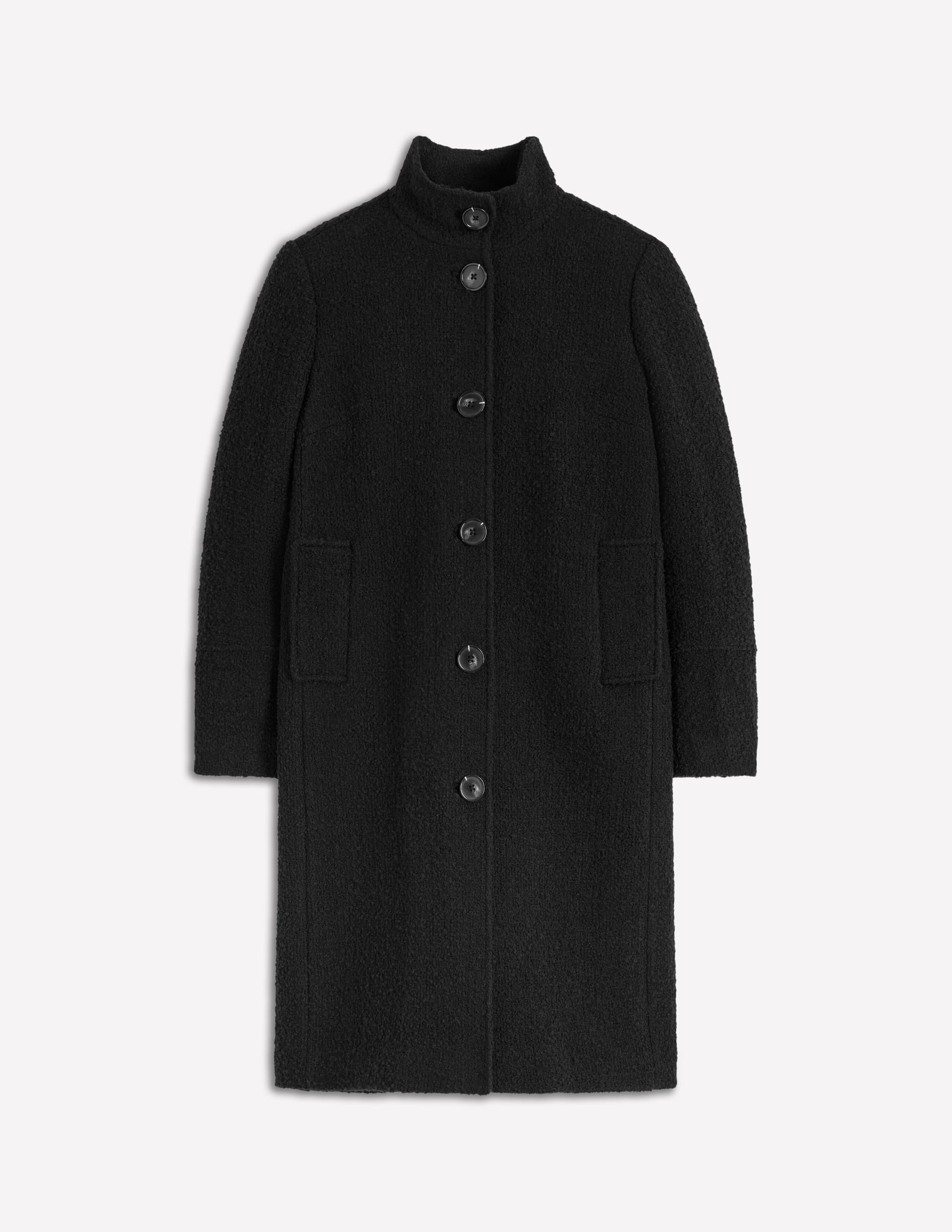 ▪︎ ENFOLD No Collar Coat, Black