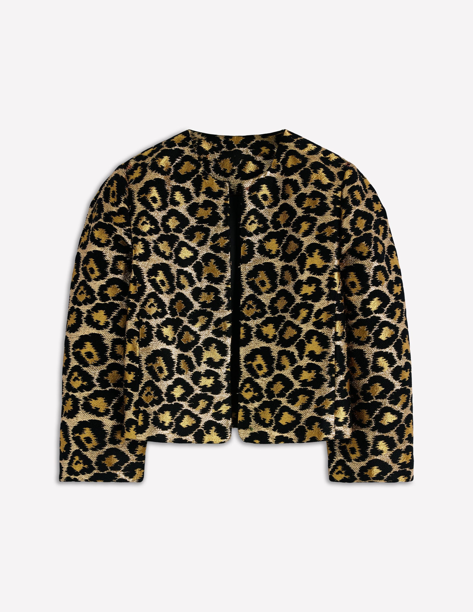 Jacquard Leopard Jacket-Leopard, Lurex Jacquard-8