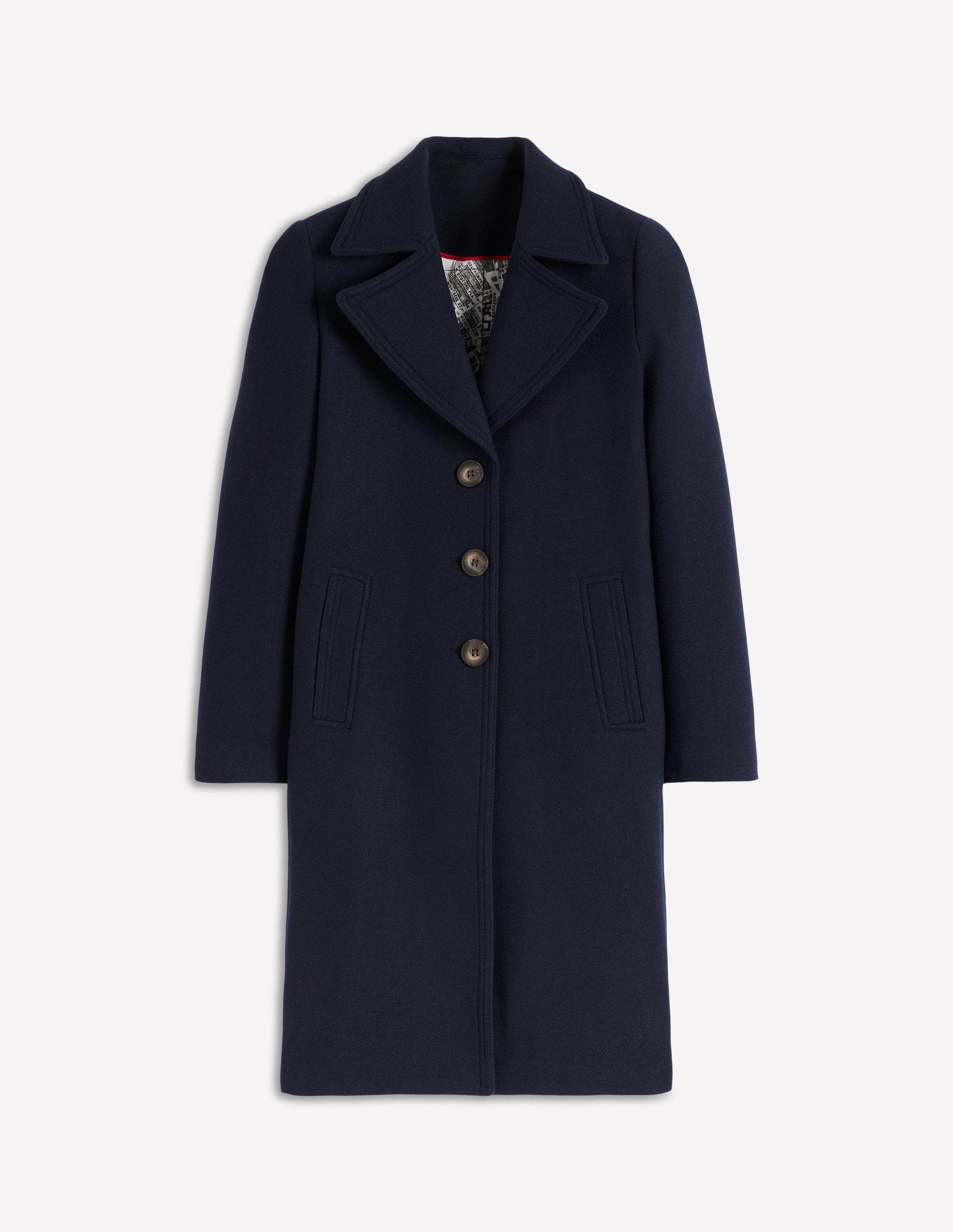 Newport Wool Coat-Navy-5