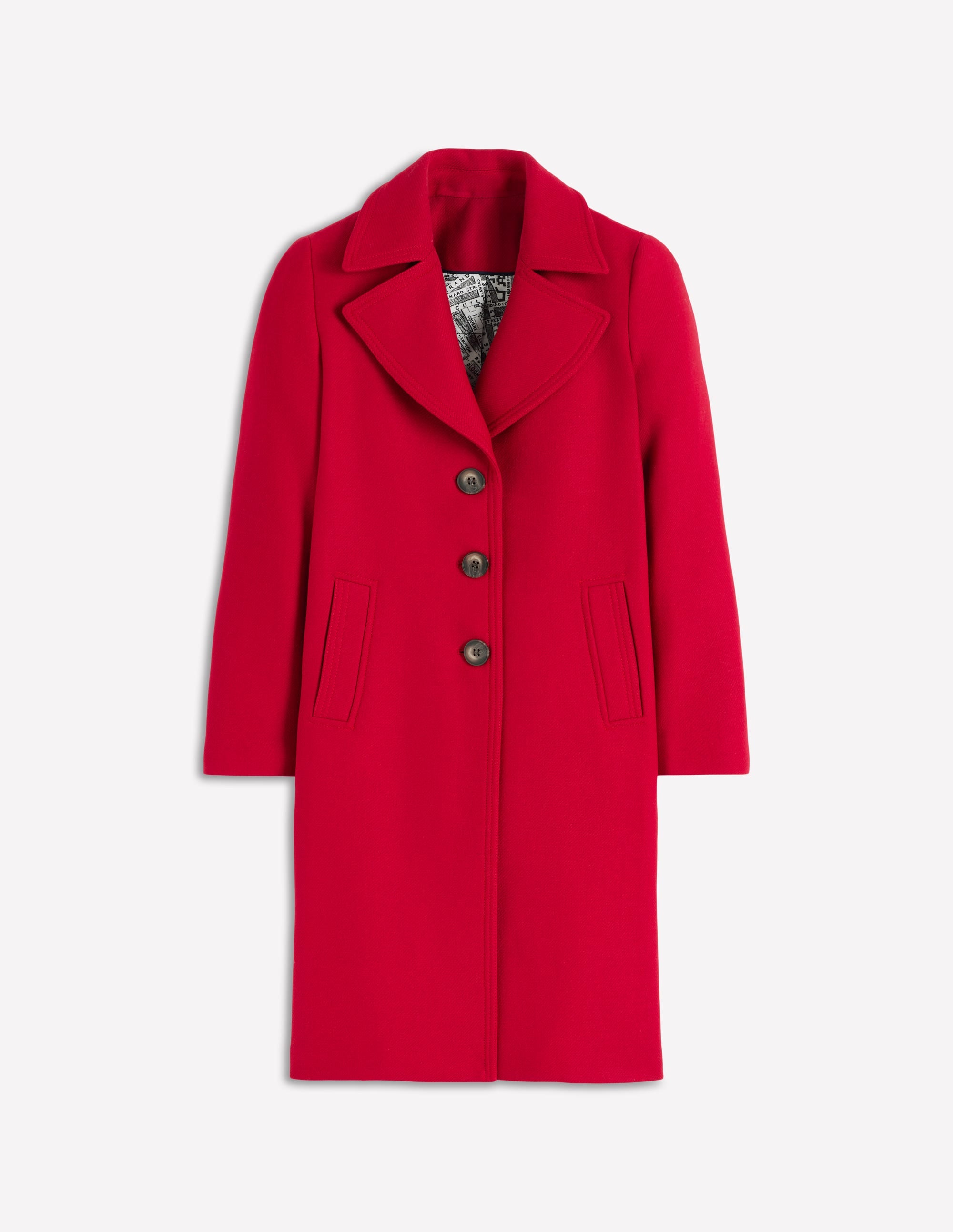 【美品】NEWYORKER ニューヨーカー 日本製 ウールコート 9AR 赤 ニューヨーカー メンズ 「 NEWYORKER ACTIVE SERIES Autumn&Winter