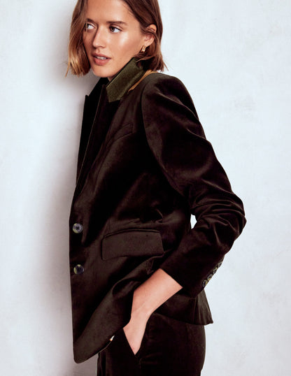 Stamford Velvet Blazer-Espresso-7