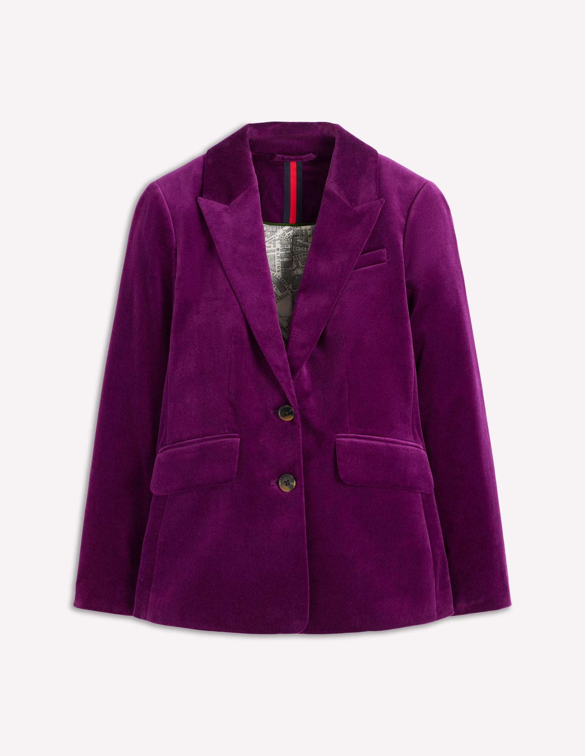 Stamford Velvet Blazer-Plum Jam-8