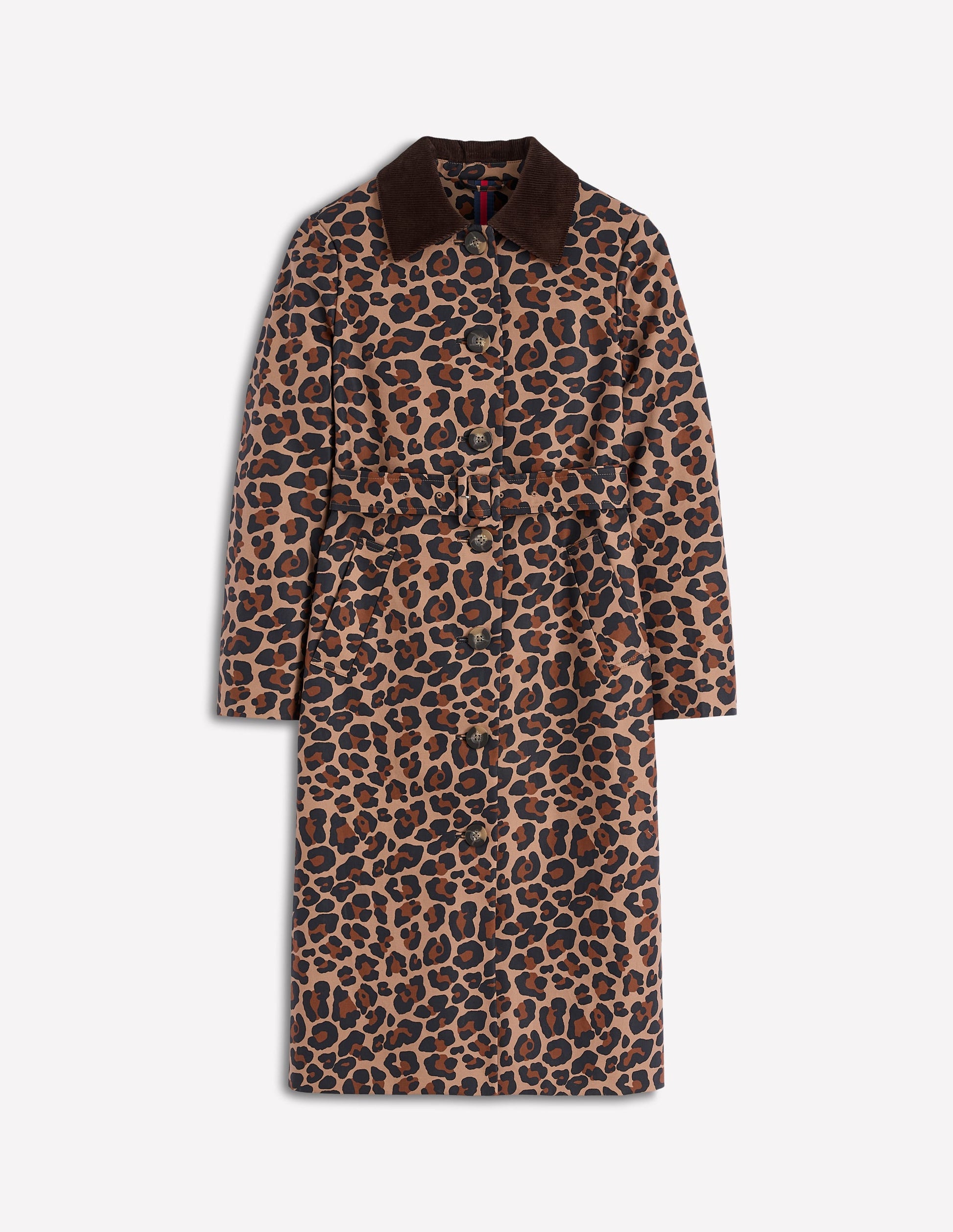 Lancaster Belted Mac-Leopard-6