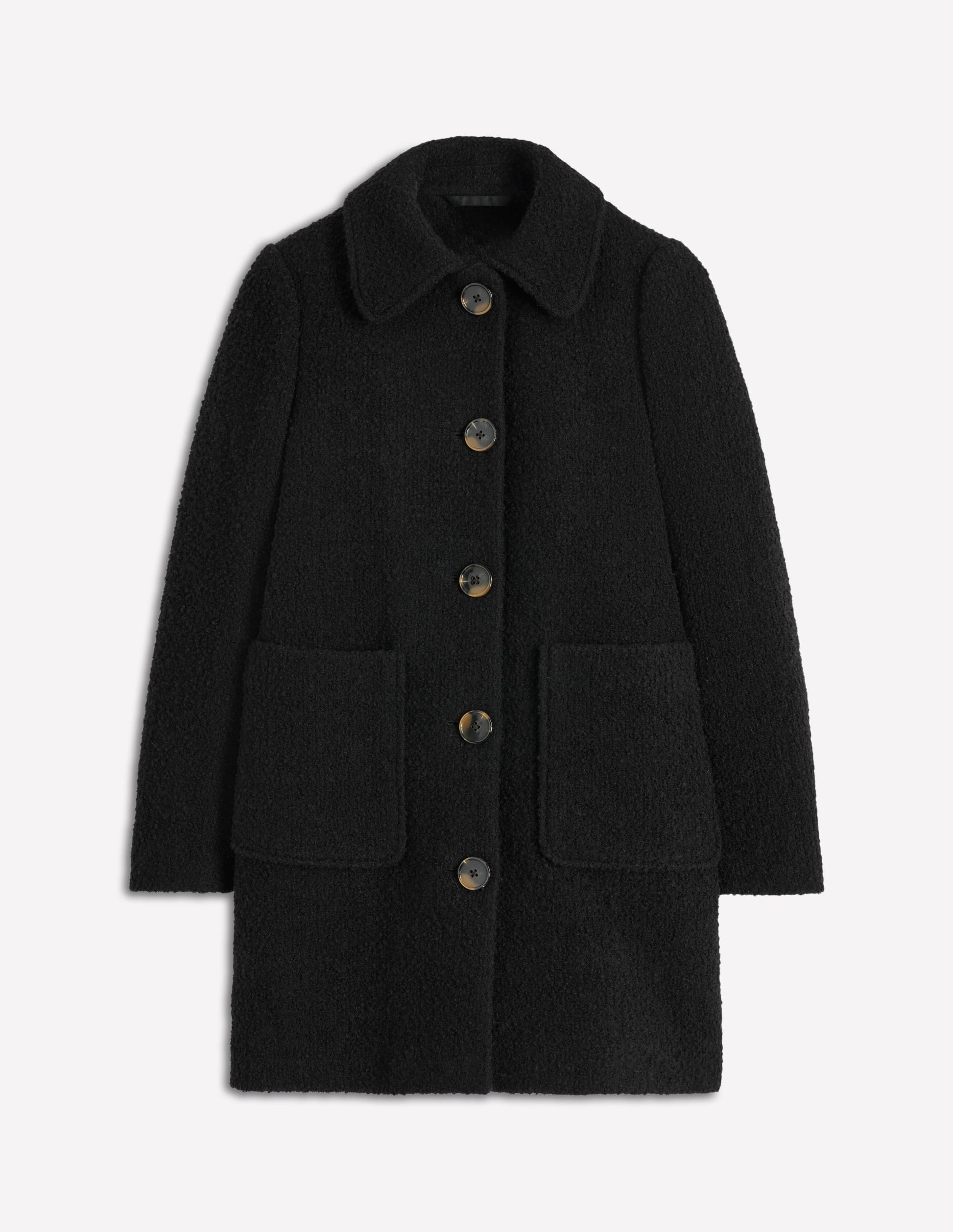 Carlisle Wool Coat-Black-5