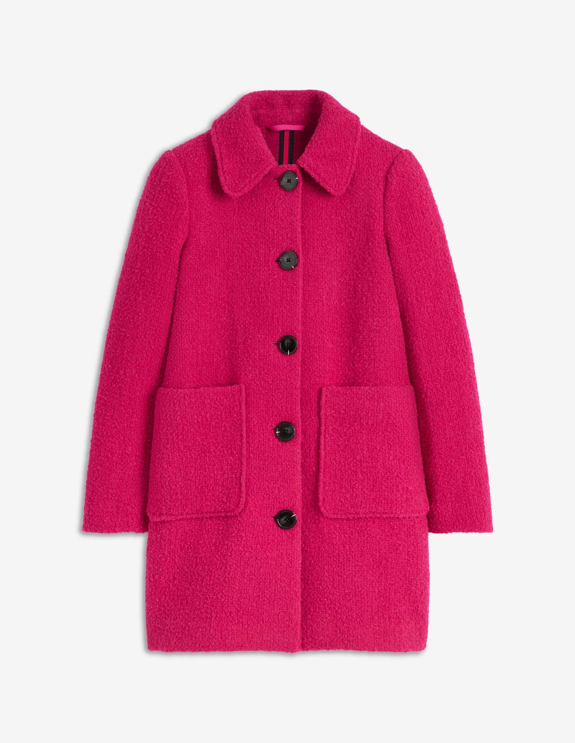 Carlisle Wool Coat-Vibrant Pink | Boden USA