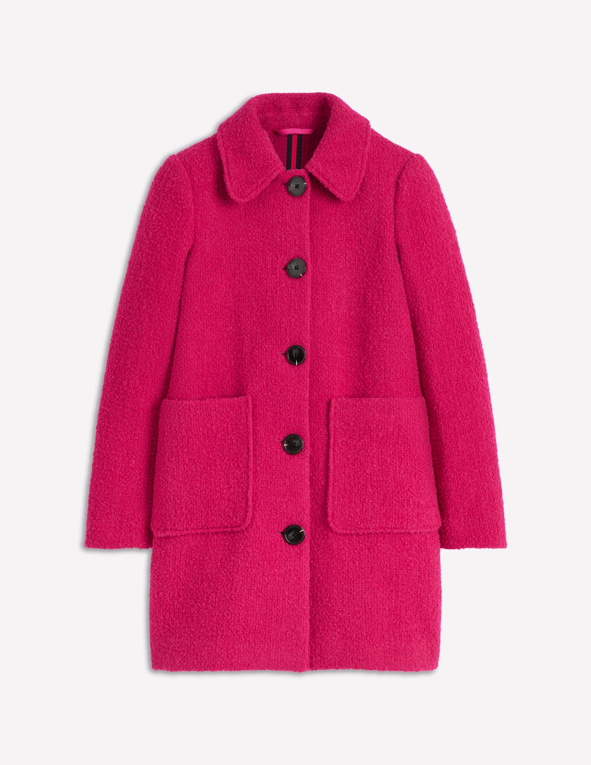 Carlisle Wool Coat-Vibrant Pink-6