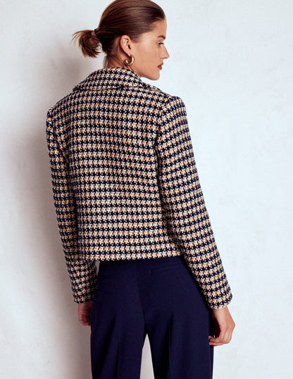 Button Up textured Jacket-CAMEL AND PINK TEXTURE-3