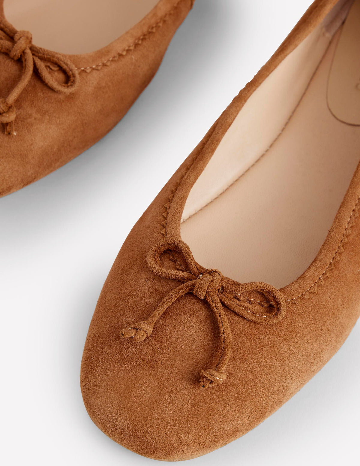 Kitty Flexi Sole Ballet Flats-Ginger Snap Suede - Image 4