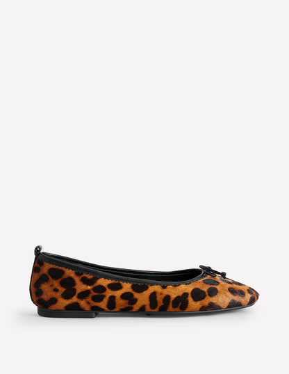 Kitty Flexi Sole Ballet Flats-Leopard-2