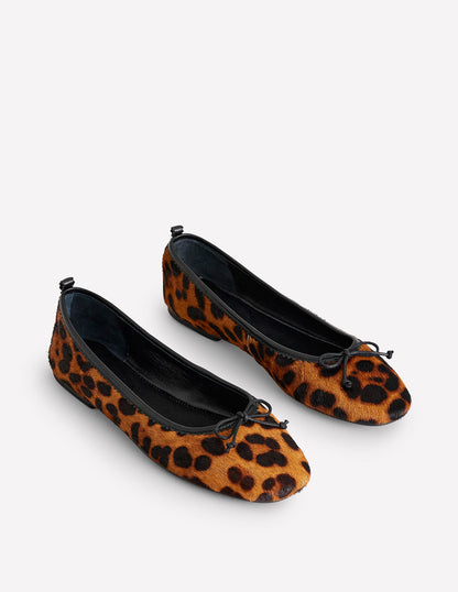Kitty Flexi Sole Ballet Flats-Leopard-3