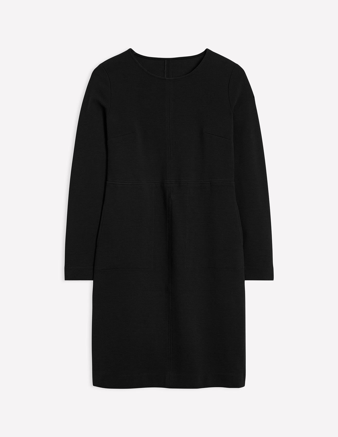 boden ottoman a line dress Boden Betty Ottoman Dress 4 Womens Dark Navy Blue with Red Buttons Classic S