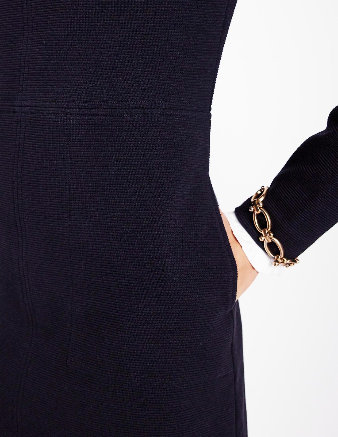 Cornelia Ottoman Dress-Black-2