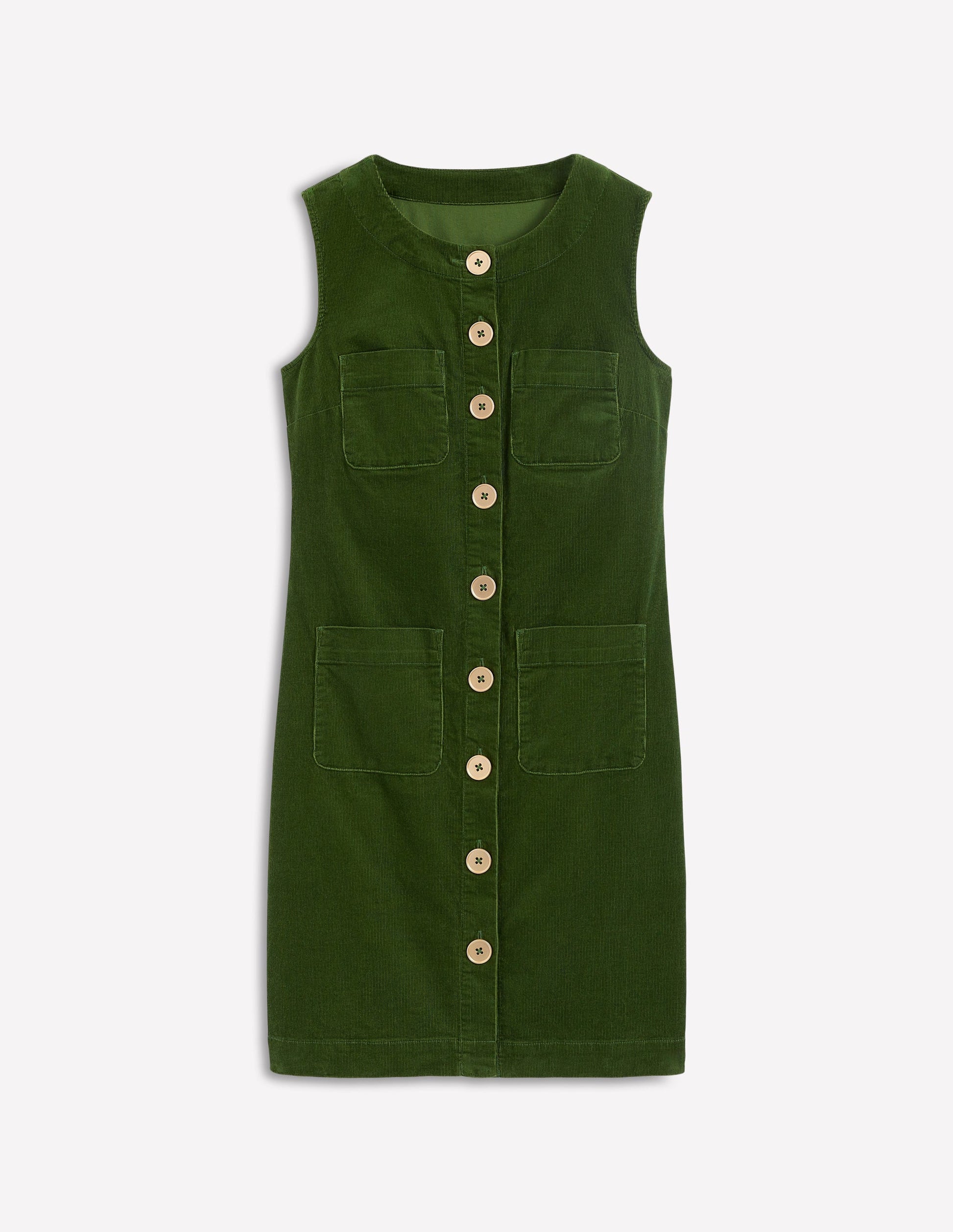 Evelyn Cord Shift Dress-Green Fir | Boden USA Evelyn Cord Shift Dress-Green Fir | Boden USA