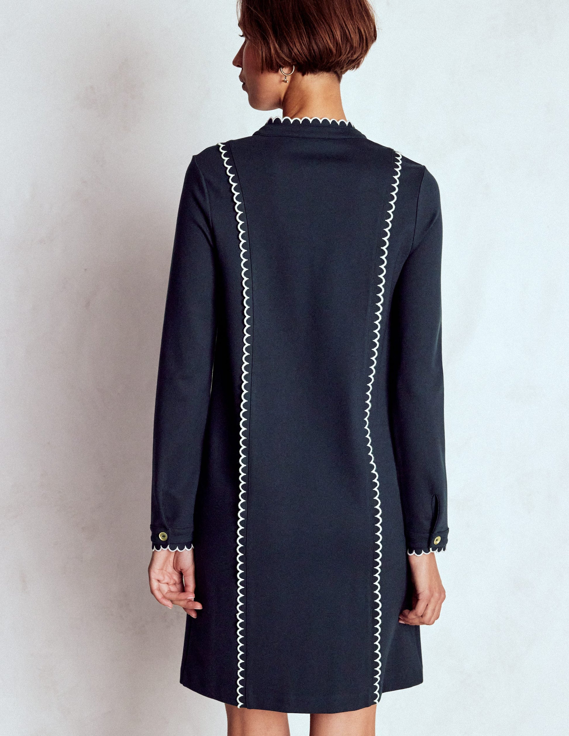 navy jersey dresses Womens Next Navy Blue Jersey Waisted Summer Midi Dress US 10