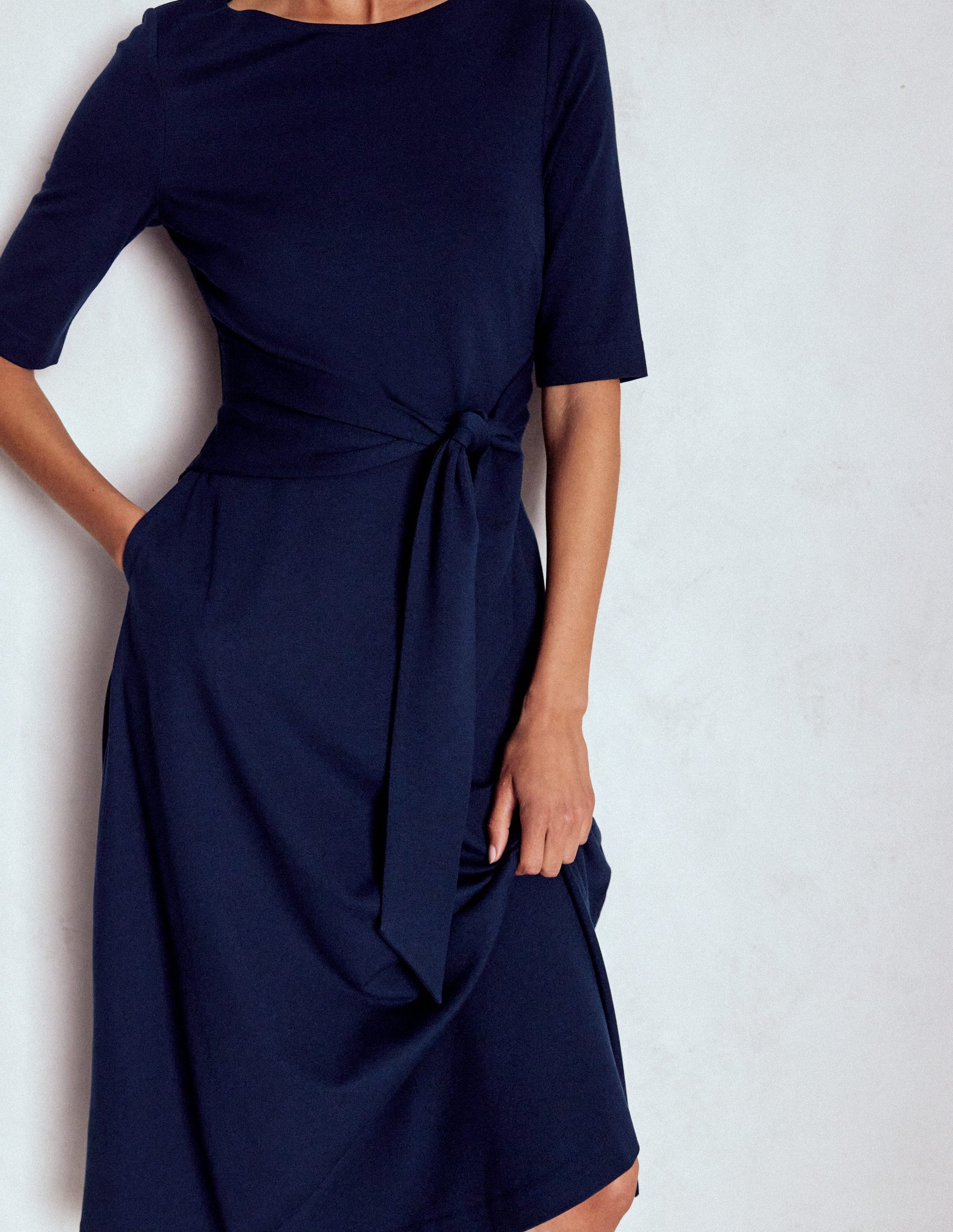 navy blue ponte dress Ponte Dress