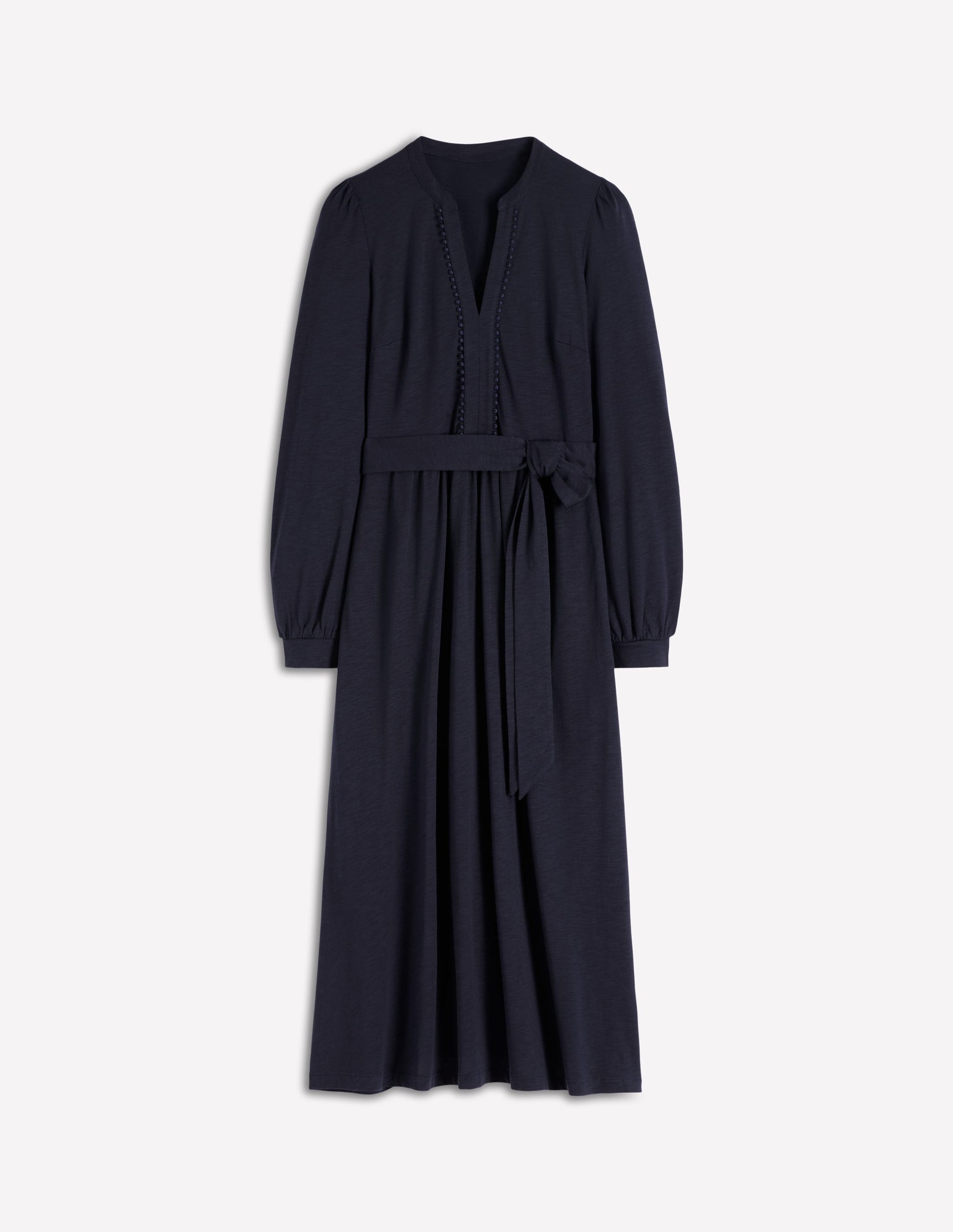 Boden Women's Naomi Long Sleeve Jersey Dress in Blue | Size 2 Boden Women's Naomi Long Sleeve Jersey Dress in Blue | Size 2