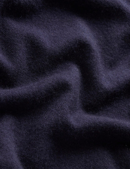 Eva Cashmere Vest-Navy-6