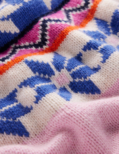 Eleanor Fair Isle Sweater-Meadowsweet Pink-9