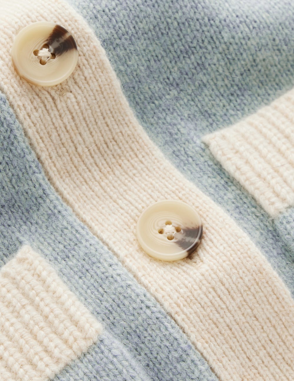 Marion Merino Cardigan-Snowbird Blue, Navy