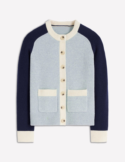 Marion Merino Cardigan-Snowbird Blue, Navy-6
