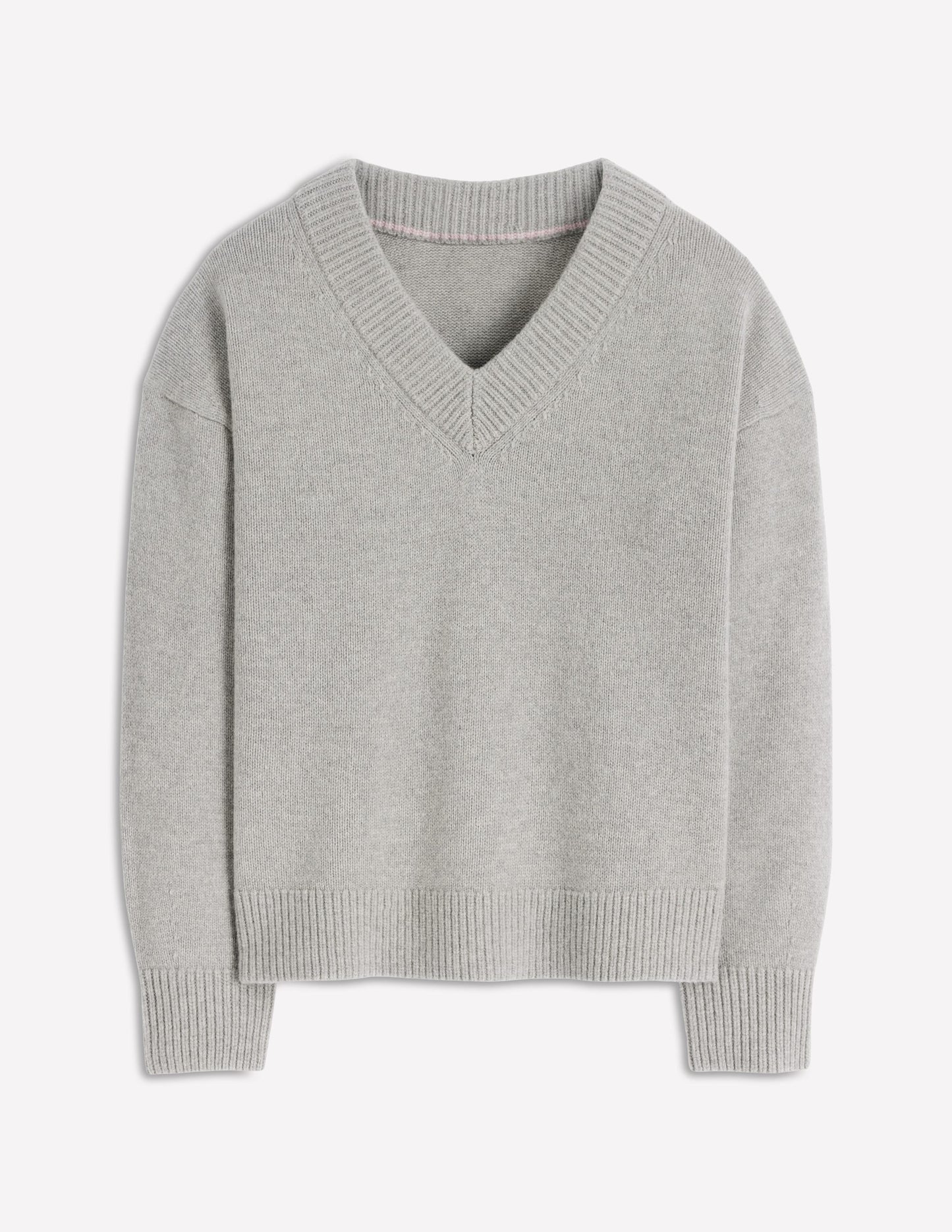 Marion Merino V-neck Sweater-March Hare