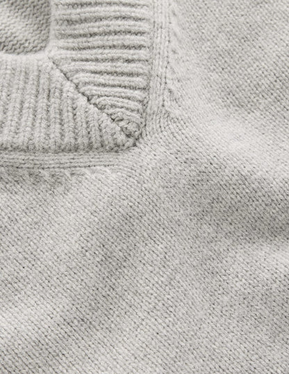 Marion Merino V-neck Sweater-March Hare-6