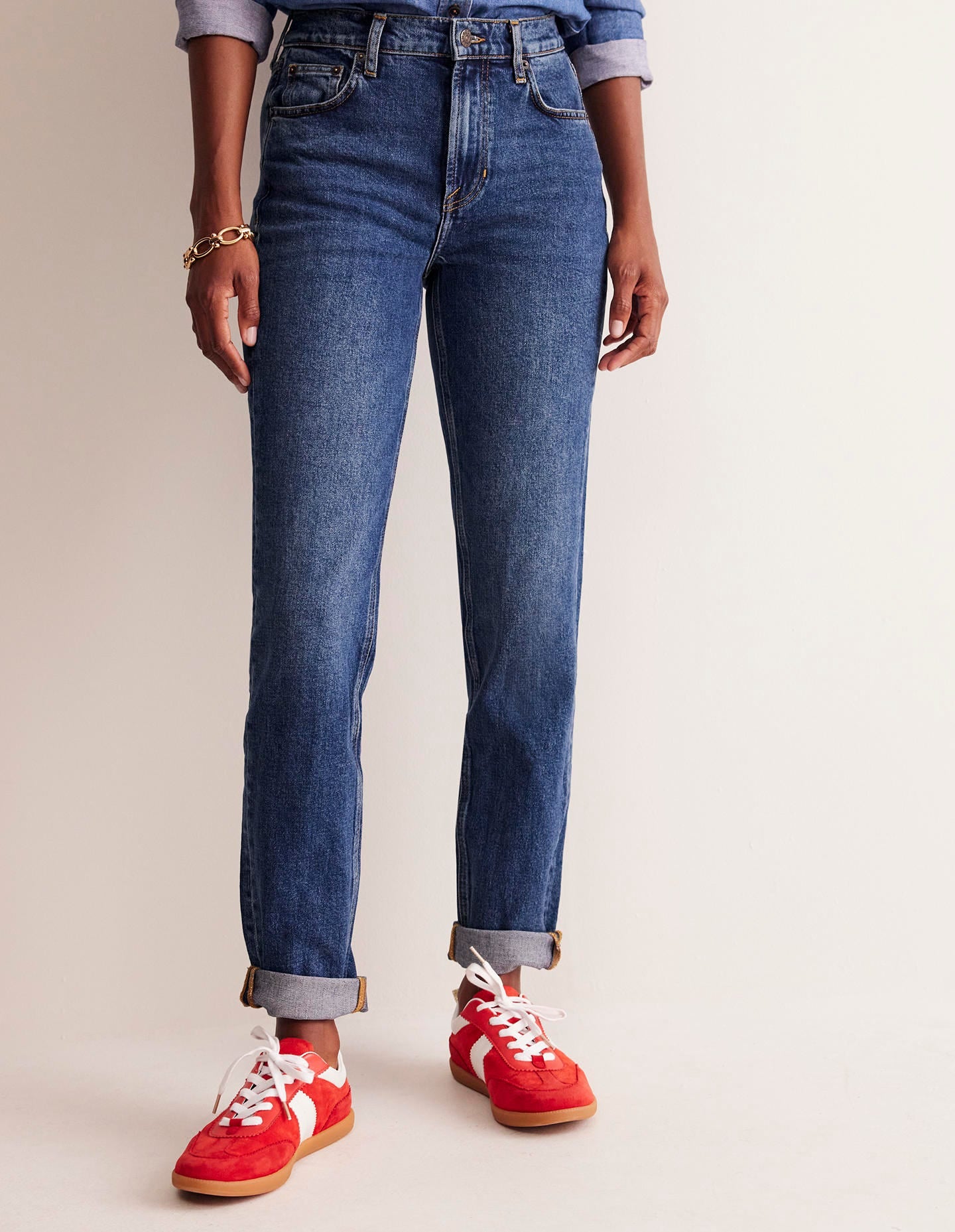 Girlfriend Jeans-Mid Vintage - Image 4