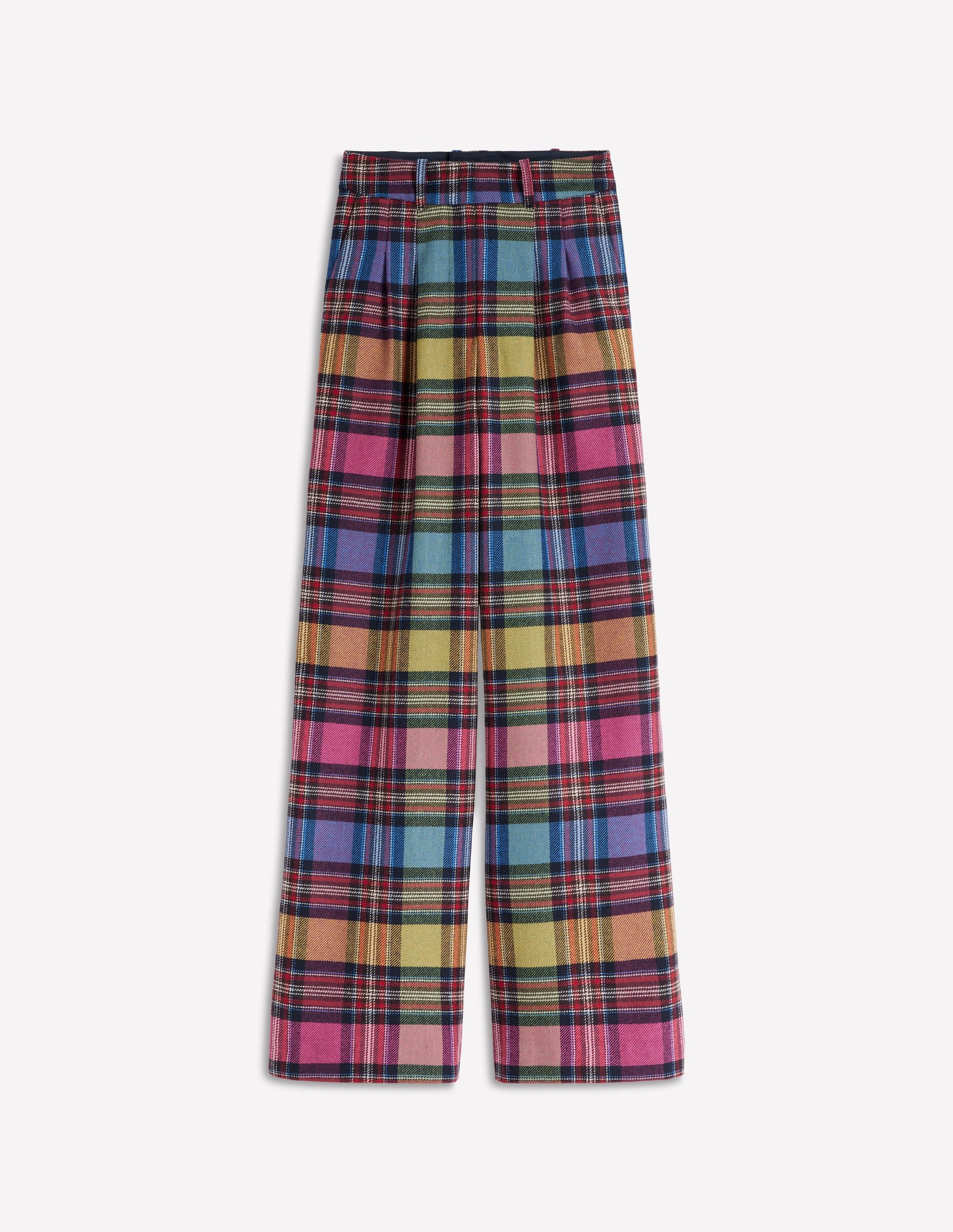 Kensington Tailored Pants-Multi Blanket Check-6