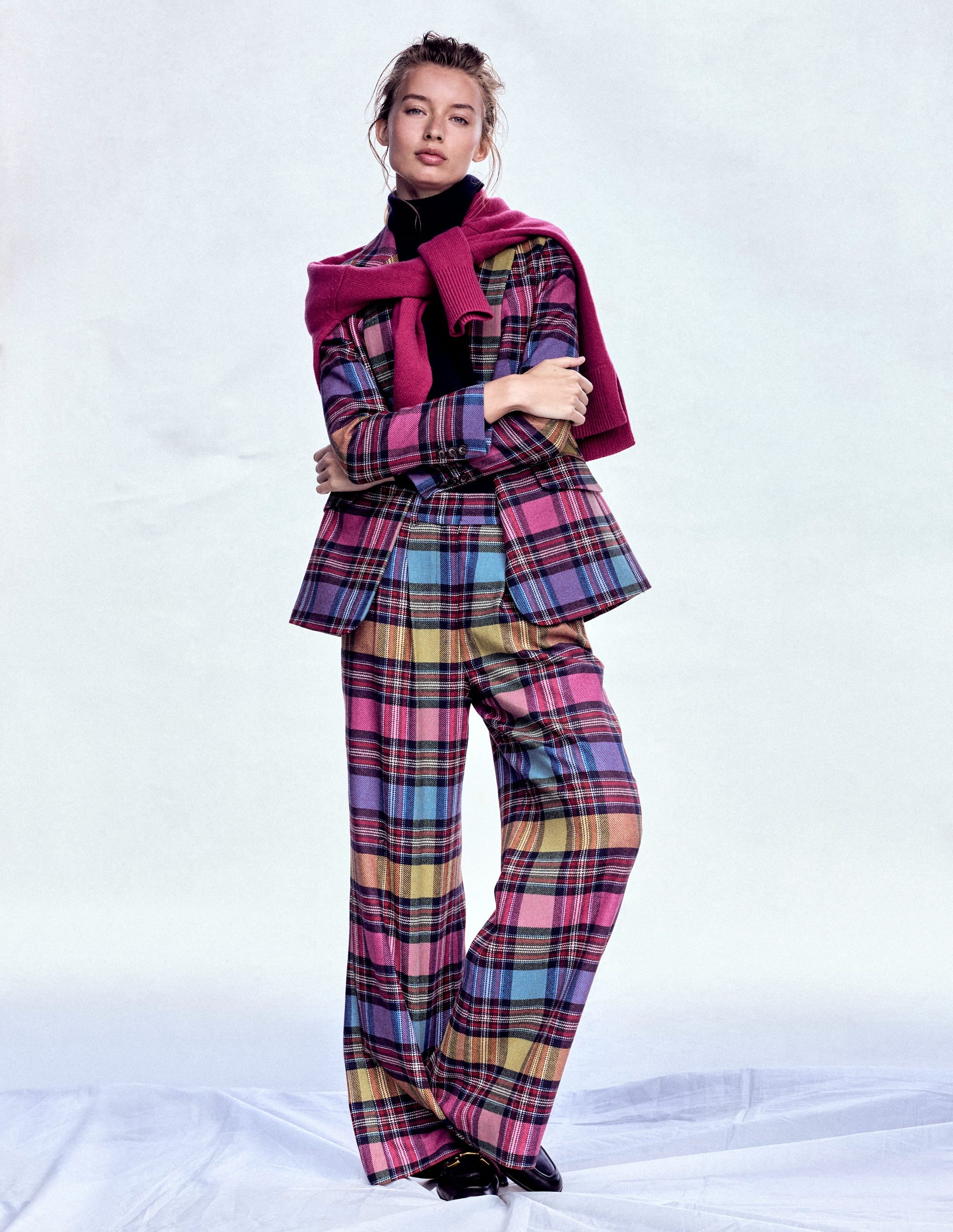 Kensington Tailored Pants-Multi Blanket Check - Image 5