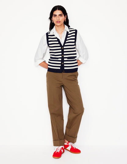 Sadie Relaxed Cotton Shirt-White Oxford-6