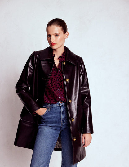 Sasha Devore Velvet Top-Deep Wisteria Spot-4