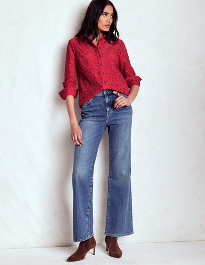 Lace Shirt-Rumba Red-4