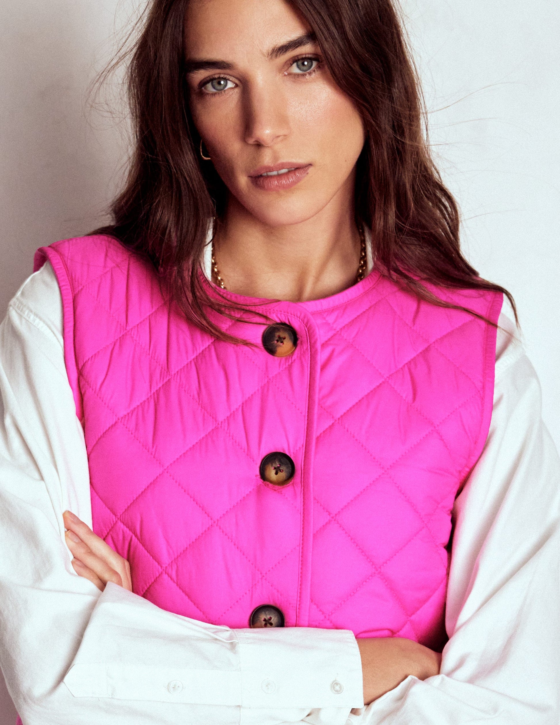 Clerkenwell Reversible Gilet-Pink Ribbon-2