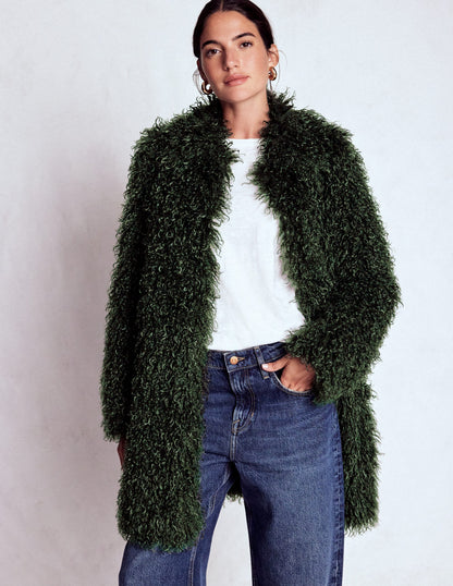 Faux Fur Coat-Kale Leaf, Faux Fur-4