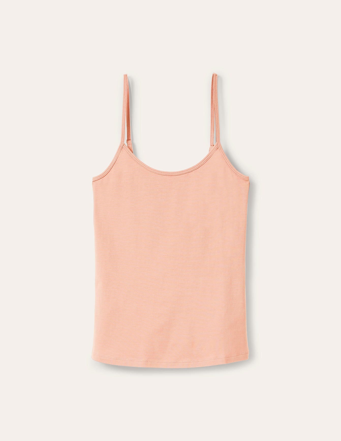 Plain Cami Top-Light Beige